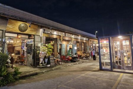 Avondmarkten in Bangkok