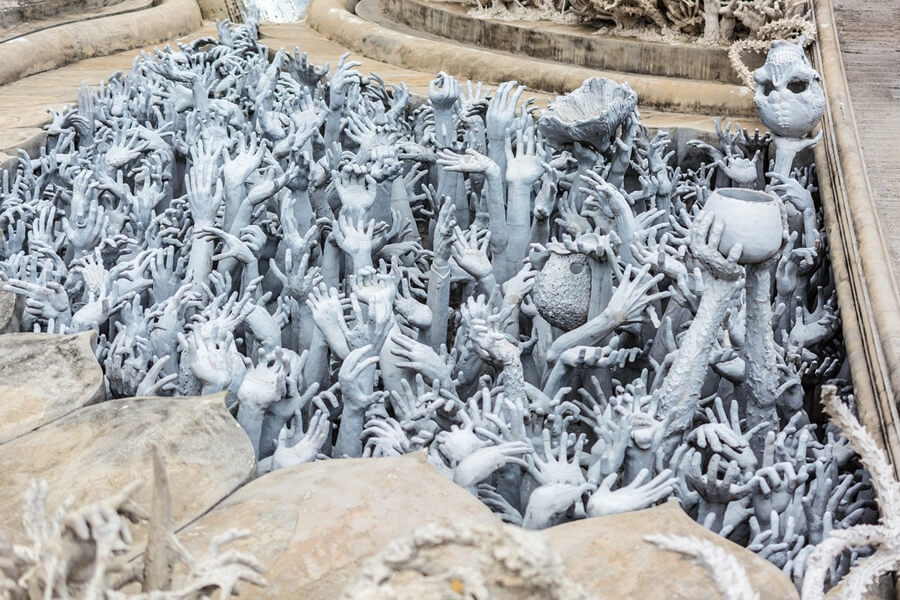 White Temple details