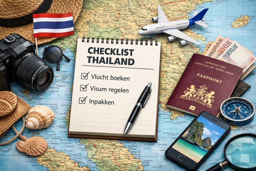 Checklist Thailand: zo bereid je je reis stap voor stap voor